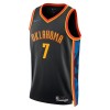 Maillot Basket Homme Oklahoma City Thunder Chet Holmgren 2024-25 Nike City Edition Noir Swingman